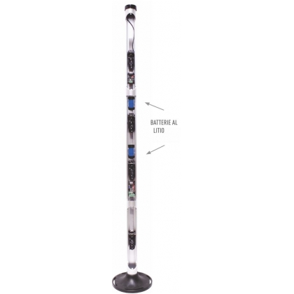 Colonna raggi H200cm Batt. 3,6V/19Ah